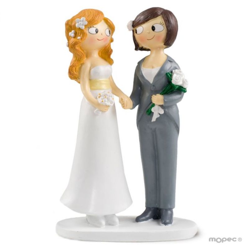 Figura para Bolo Casamento Girls