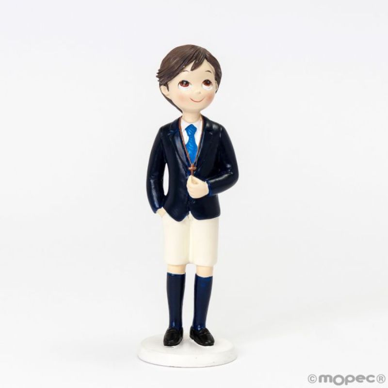 Figura para Bolo Menino Moreno Calções